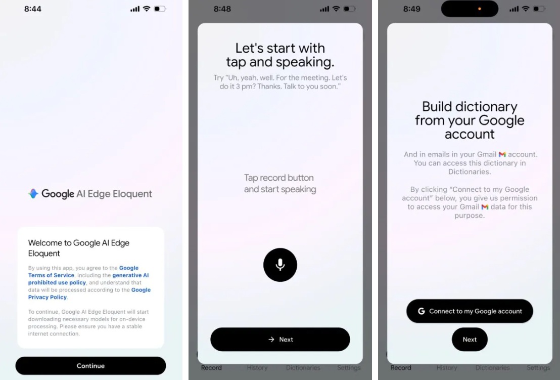 Google AI Edge Eloquent: la dettatura ti corregge mentre parli