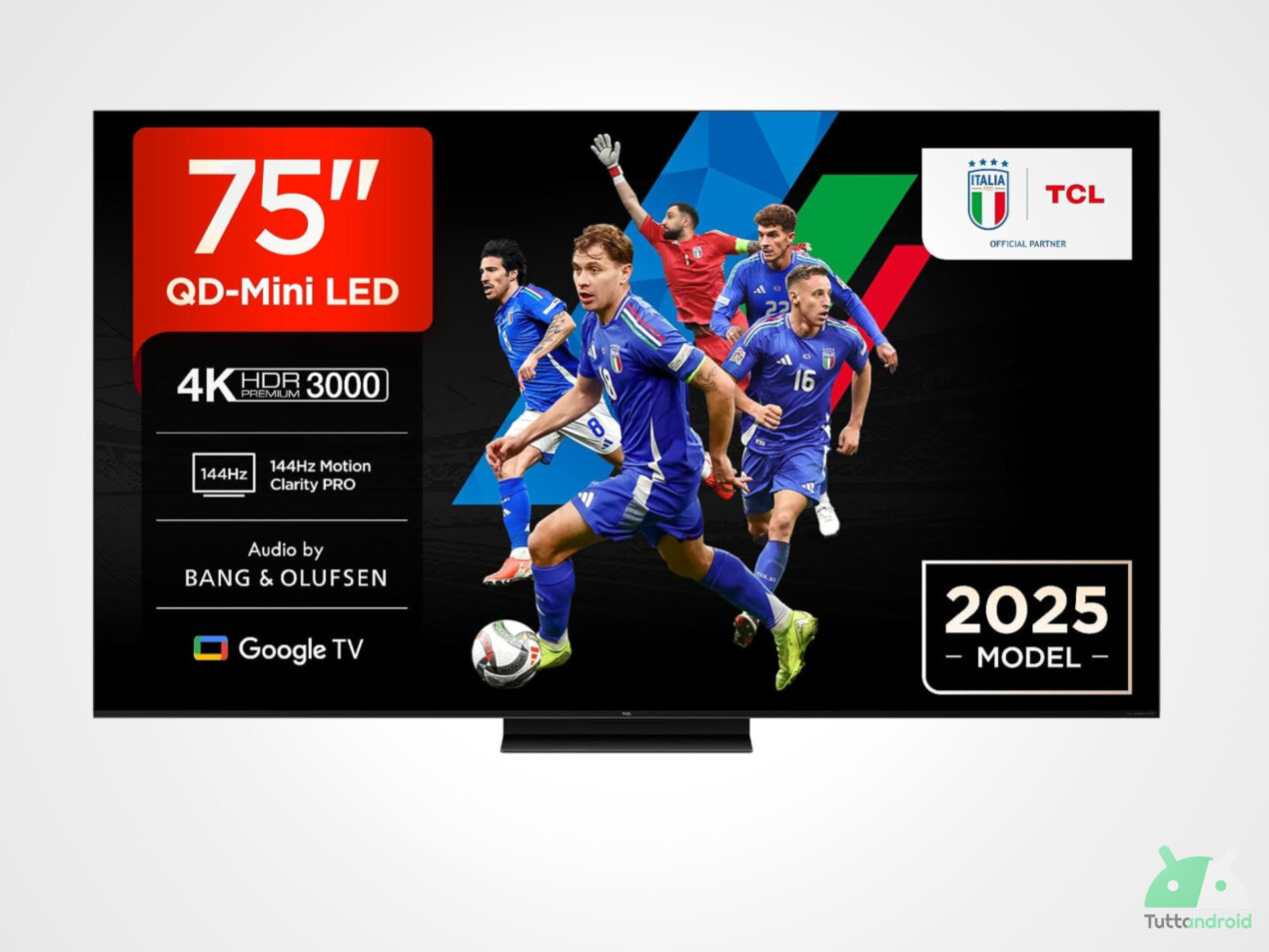 Google TV da 75 pollici QD-Mini LED a meno di 1000€ su Amazon con l'offerta di oggi