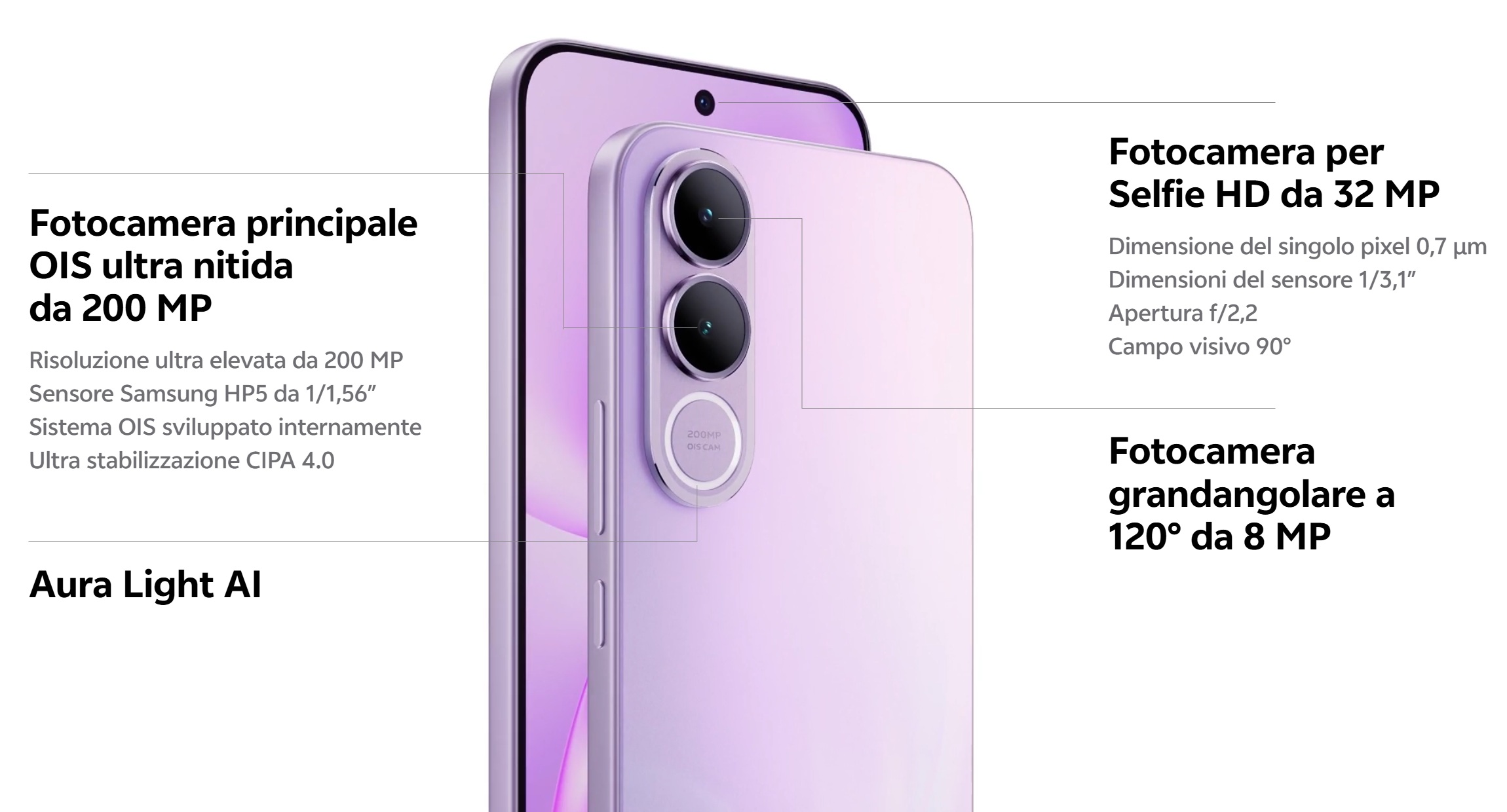 vivo V70 FE uff it - Fotocamere