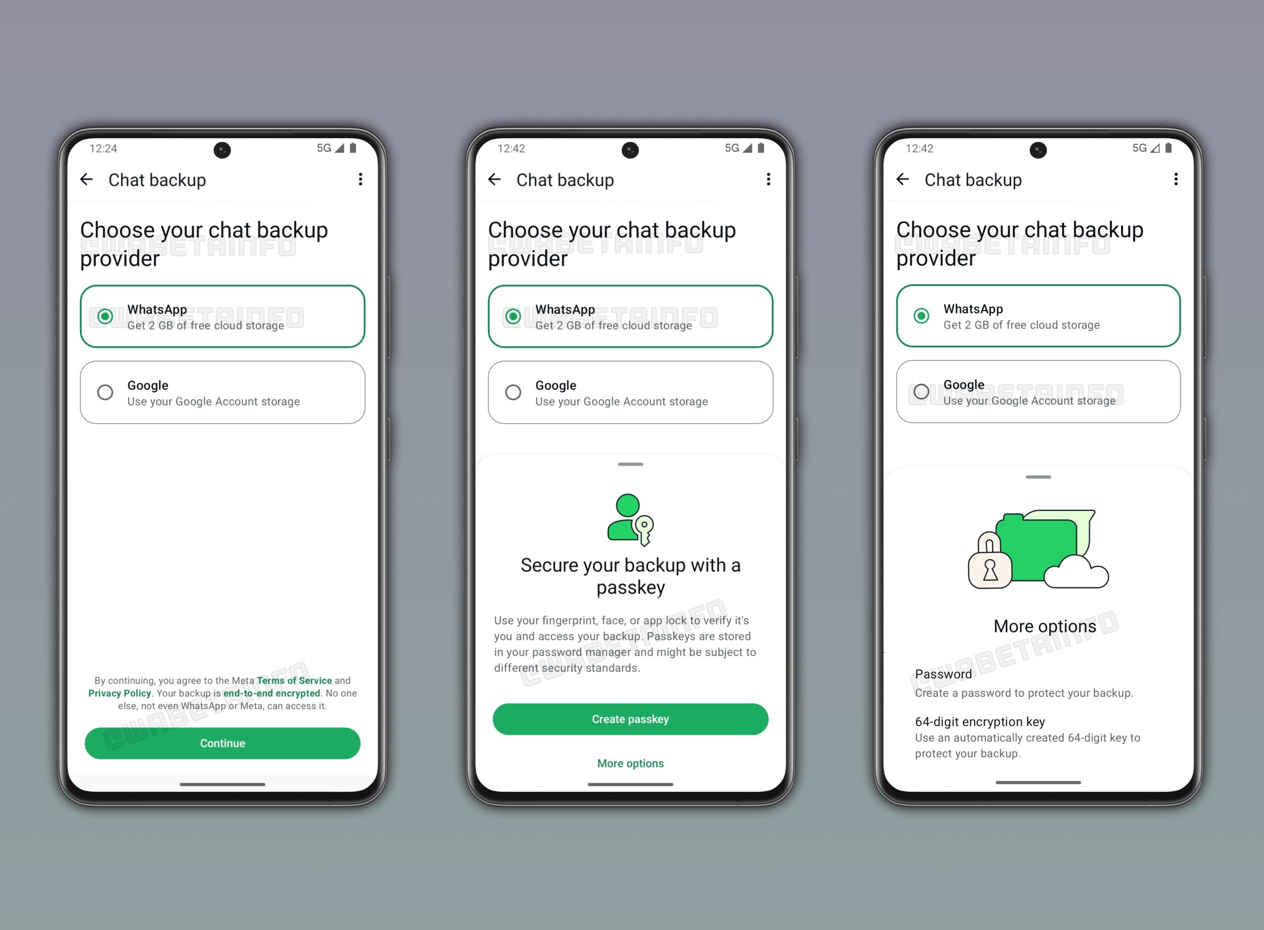 whatsapp beta cloud proprietario backup