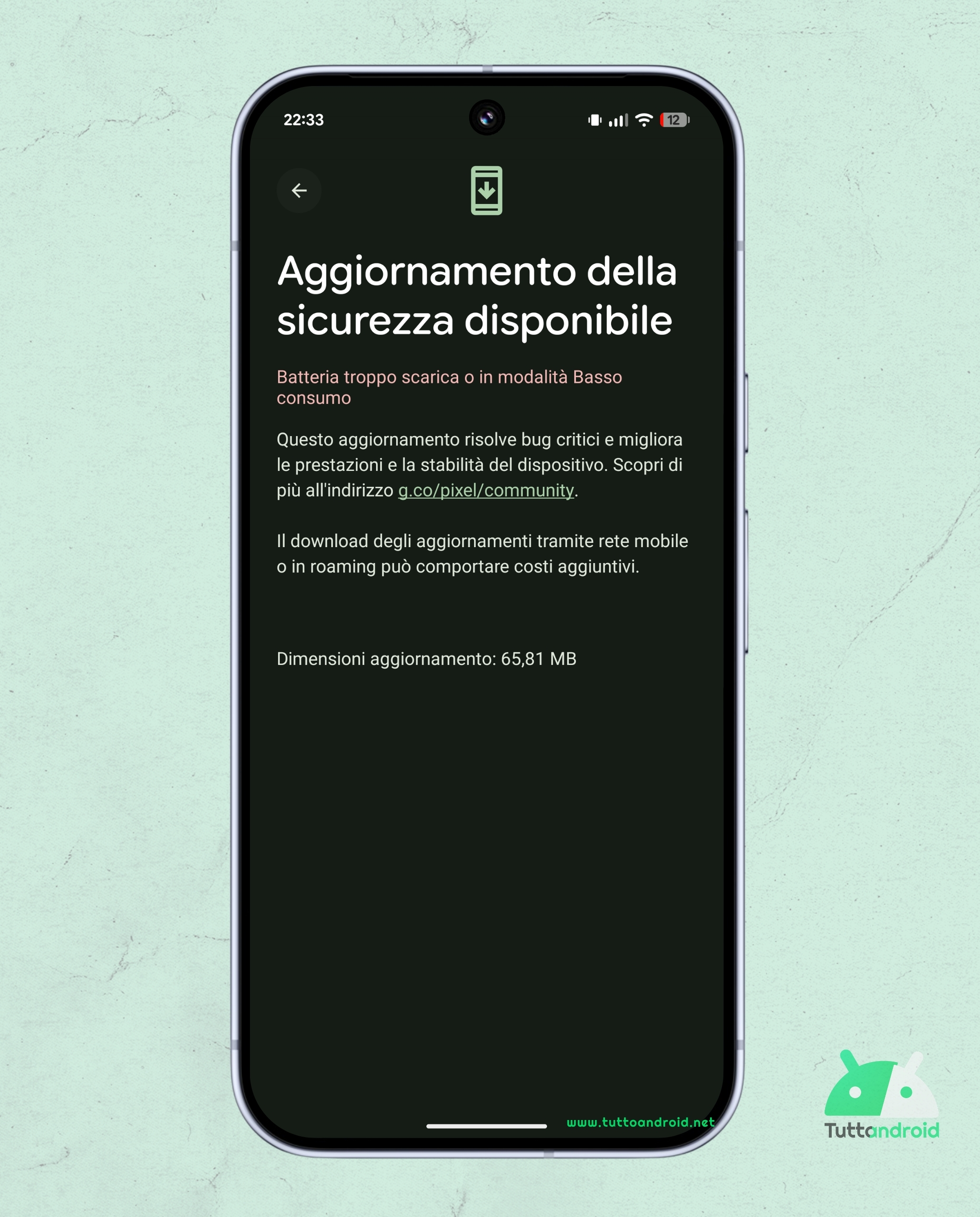 20260505 Android 16 QPR3 - Patch di maggio 2026 - Google Pixel 10 Pro XL