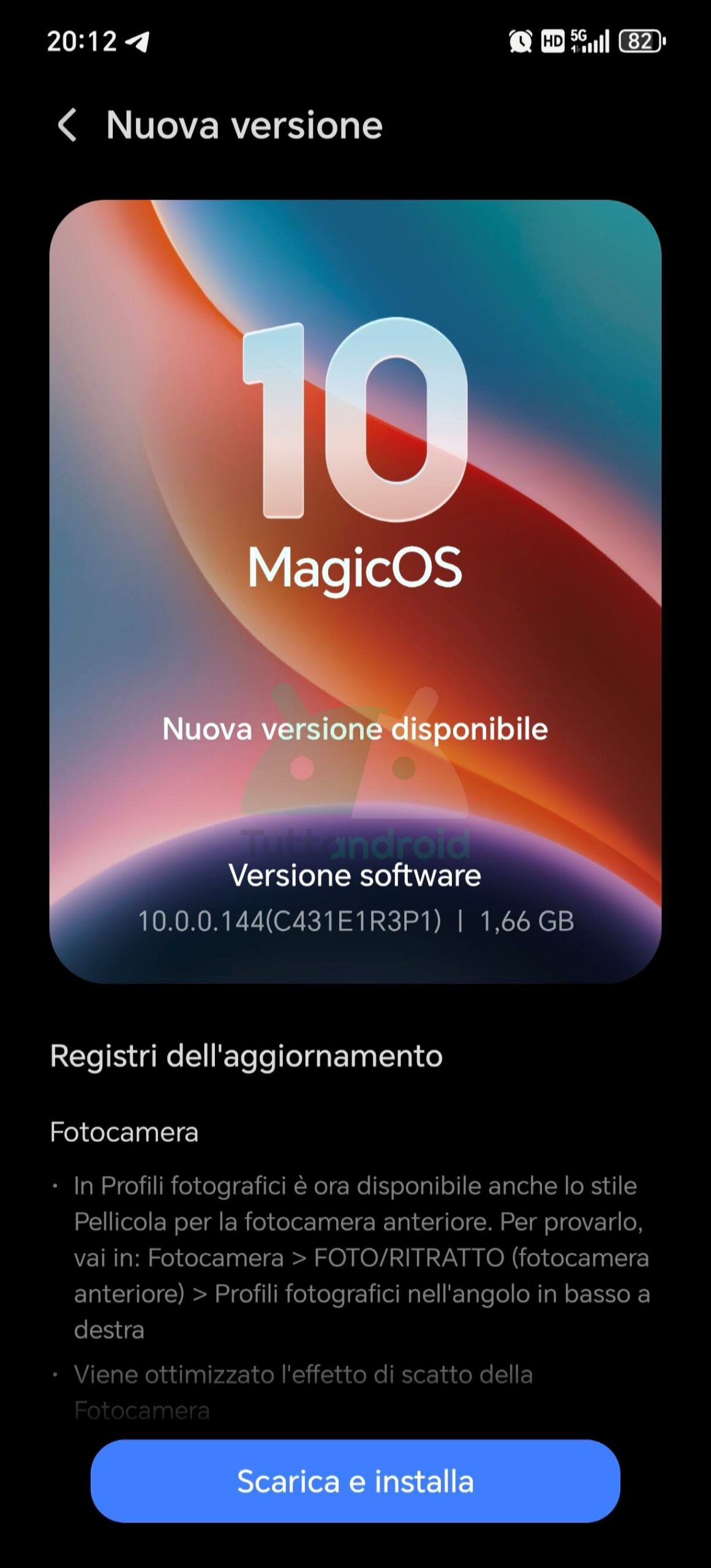 Aggiornamento MagicOS 10.0.0.144 per HONOR 200 Pro