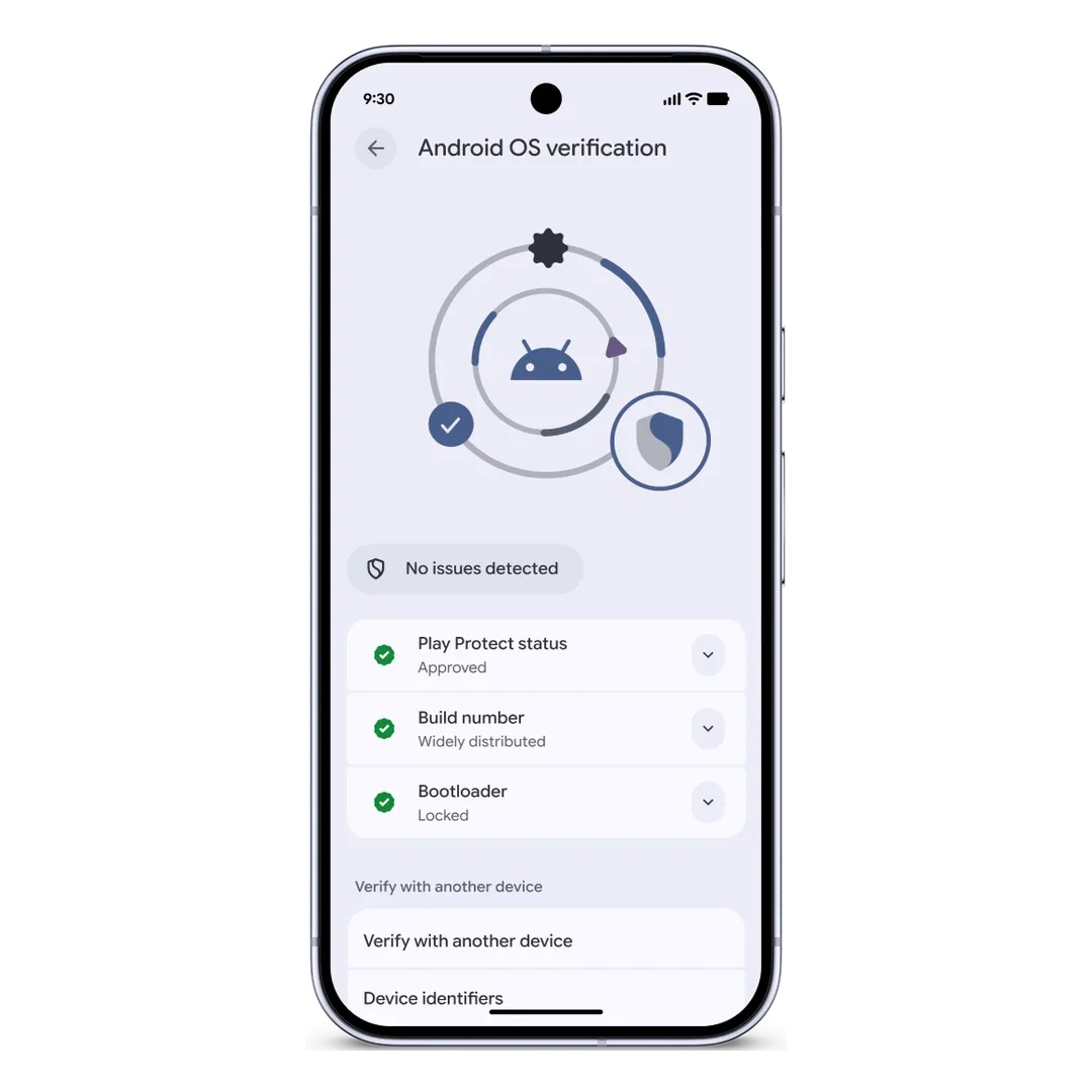 Android - Sicurezza e privacy - maggio 2026 - Verifica del sistema operativo