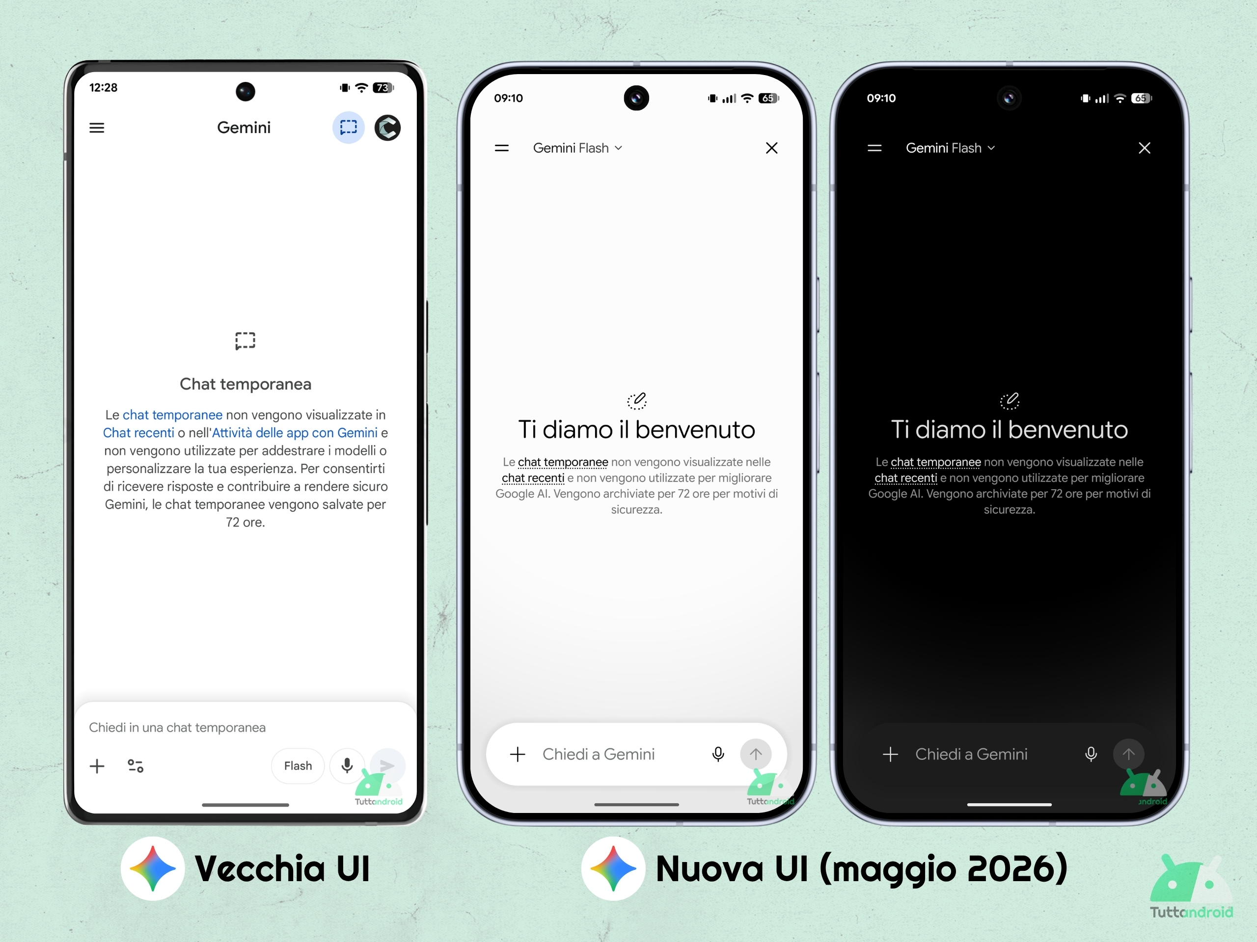 App Gemini - nuova UI maggio 2026