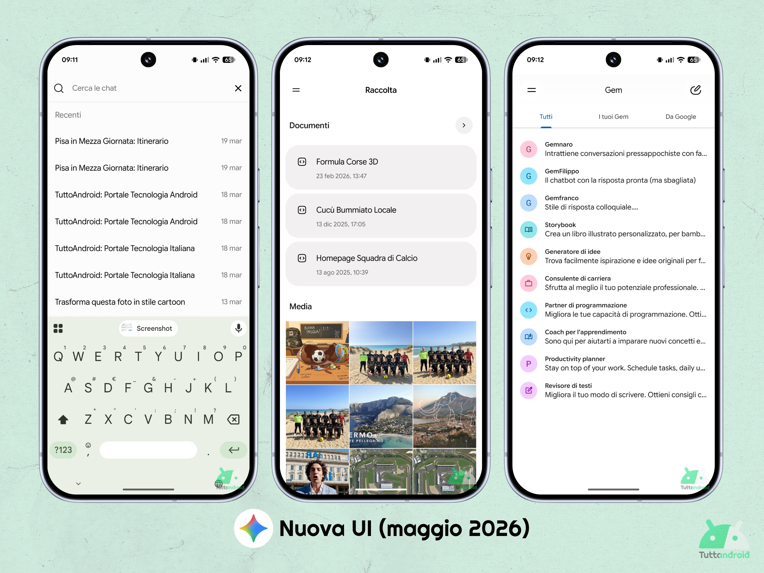 App Gemini - nuova UI maggio 2026