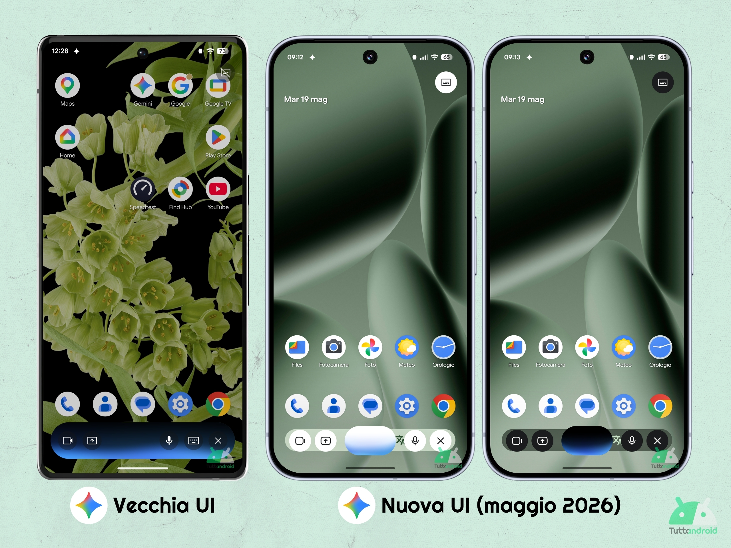 App Gemini - nuova UI maggio 2026
