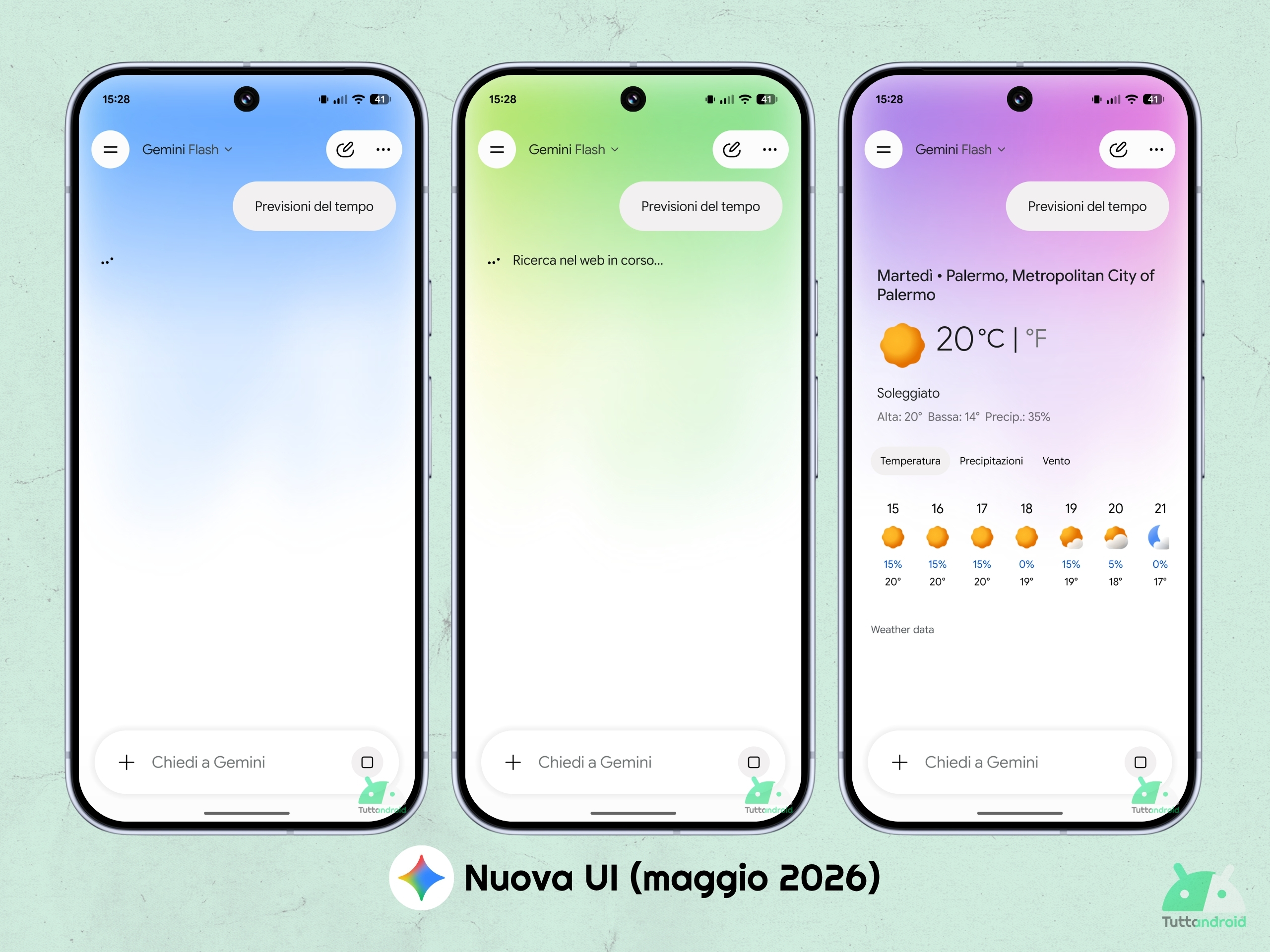 App Gemini - nuova UI maggio 2026 - 11 Nuova animazione risposte