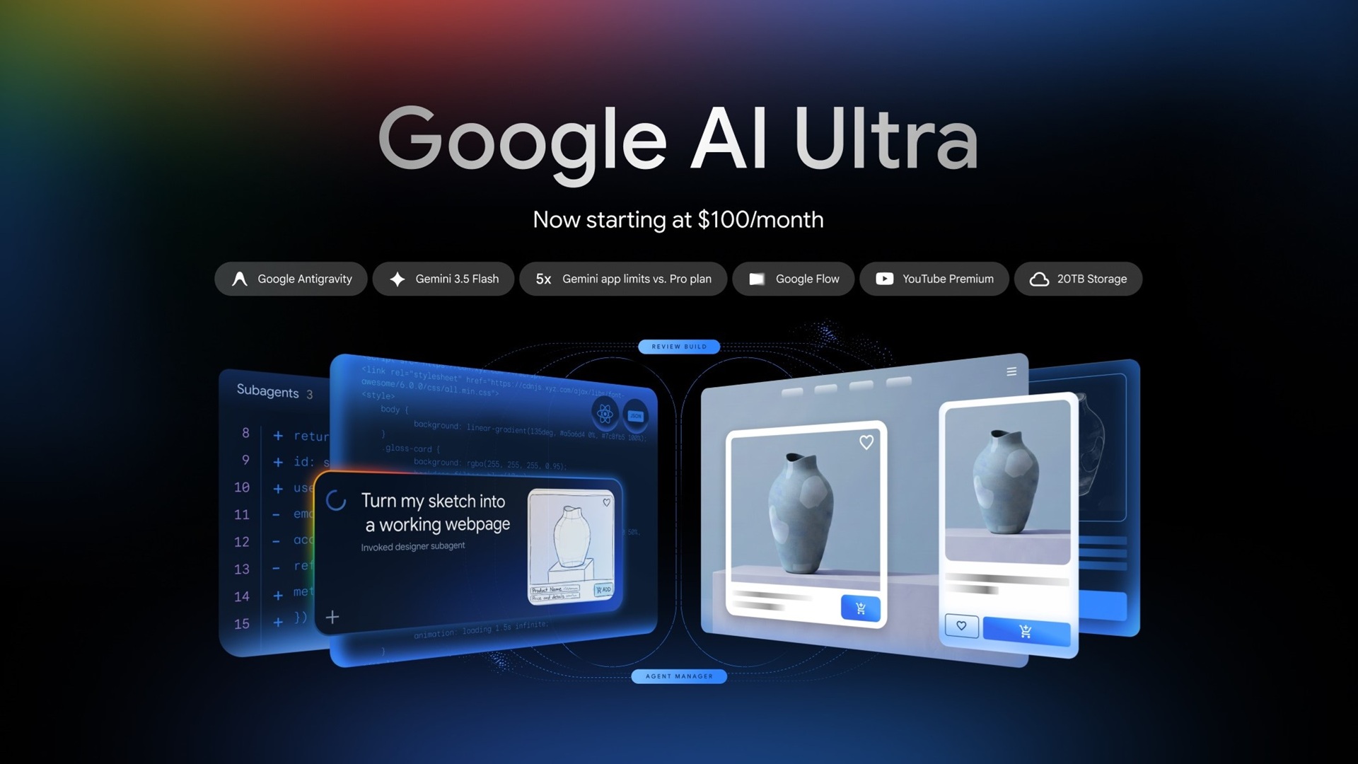 Google AI Ultra piano da 100 euro hero