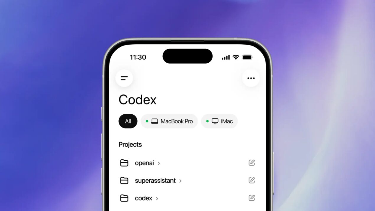 Codex arriva su smartphone e permette di lavorare ai progetti ovunque con l’app ChatGPT