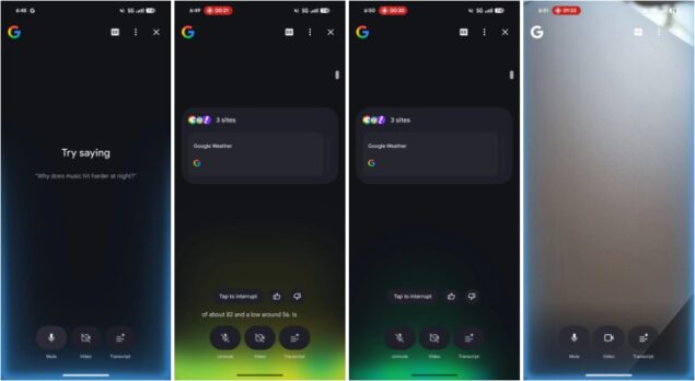 nuovo design google search live