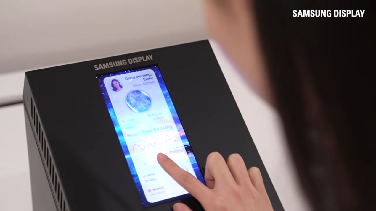 Samsung guarda al futuro dei display: colori più brillanti e sensori per la salute nello schermo