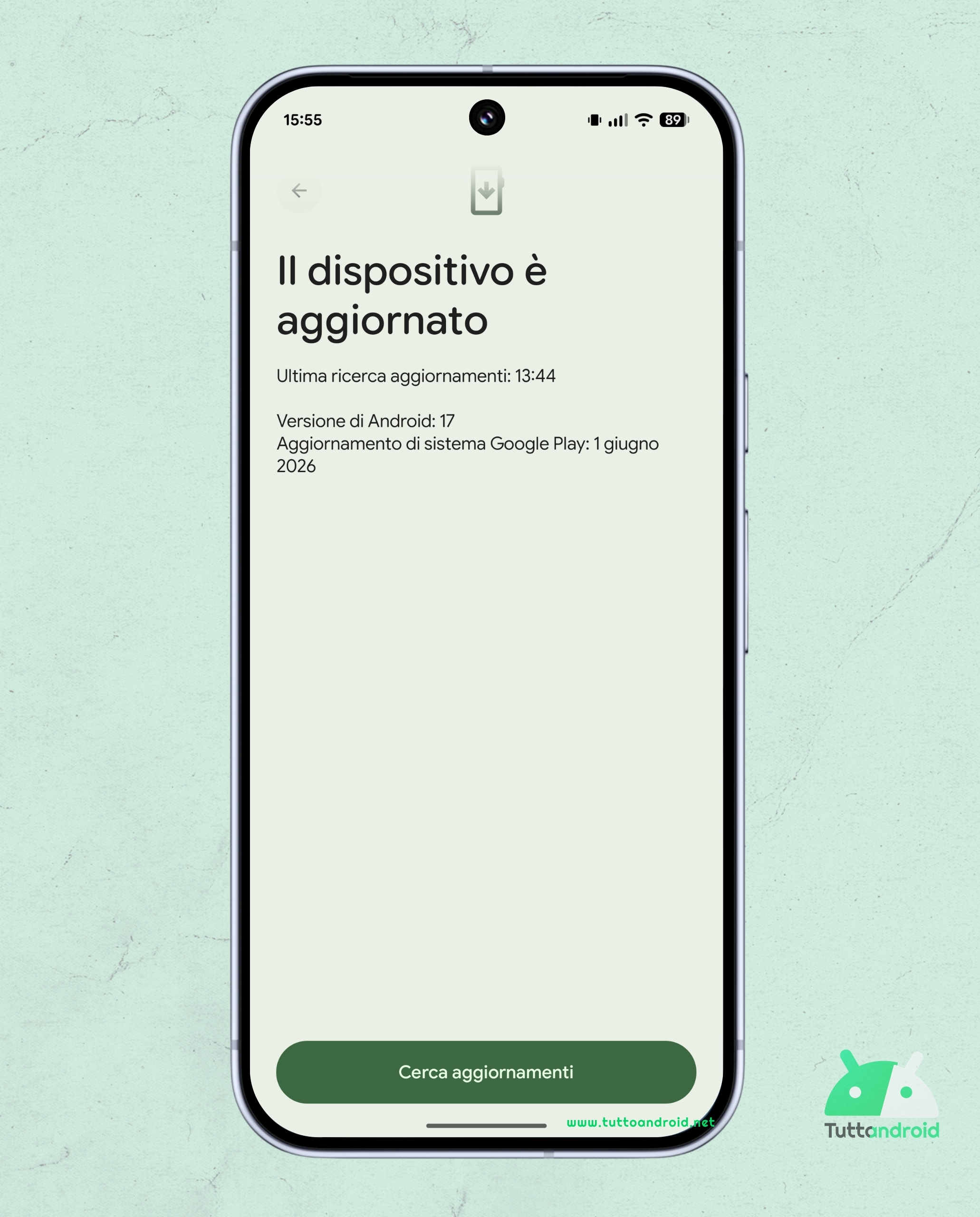 Aggiornamento di sistema Google Play - 1 giugno 2026 - Pixel 10 Pro XL