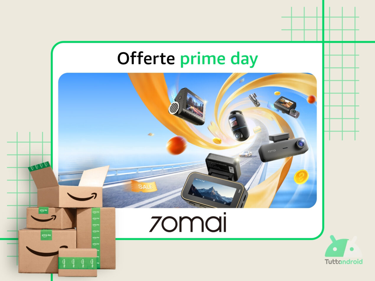 70mai abbatte i prezzi delle sue migliori dash cam per il Prime Day 2026