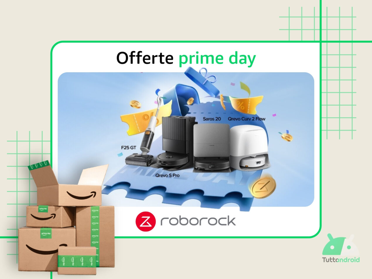 Le offerte Roborock per il Prime Day, robot e lavapavimenti scontati fino al 26 giugno
