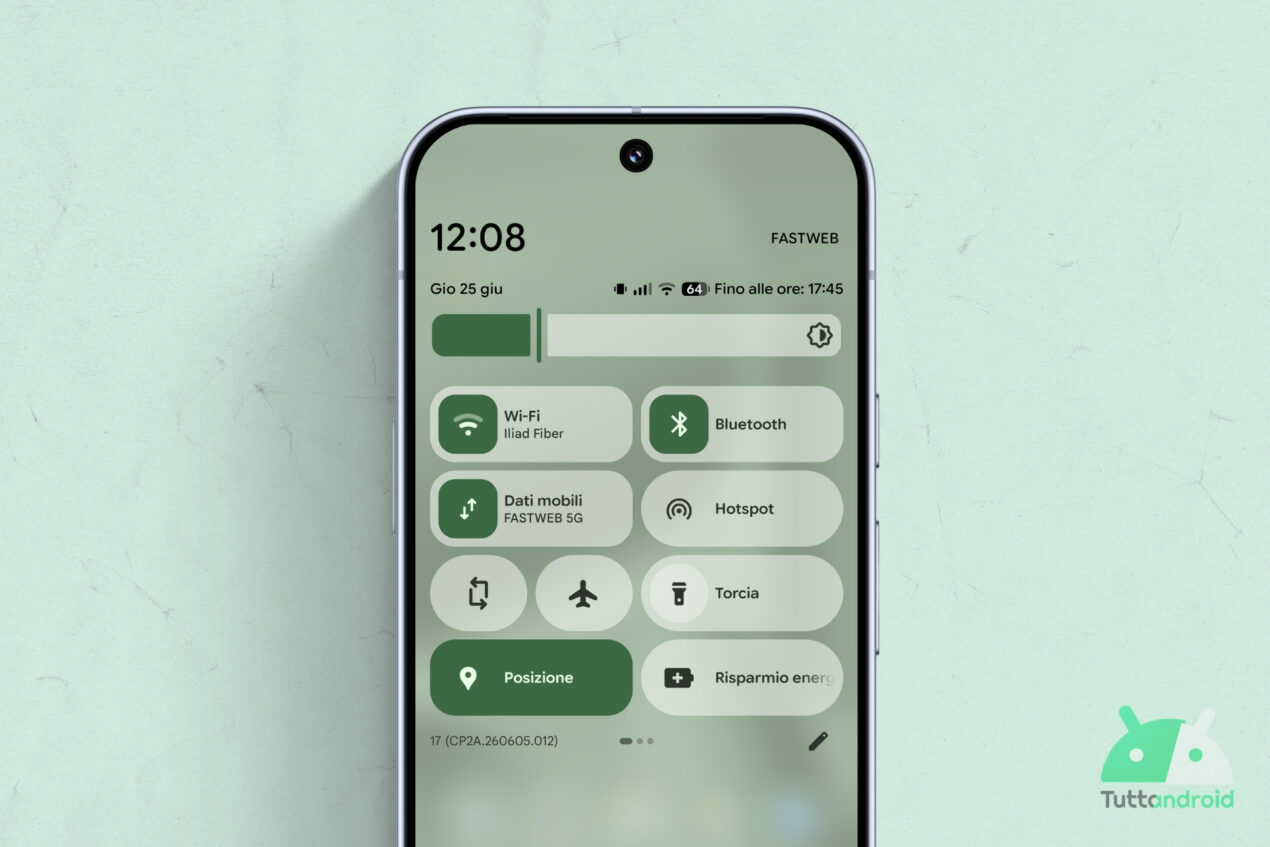 I riquadri delle impostazioni rapide potrebbero diventare più sicuri con Android 17 QPR1