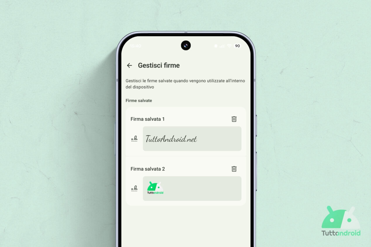 Google migliora la firma dei documenti digitali su Android con una nuova app di sistema