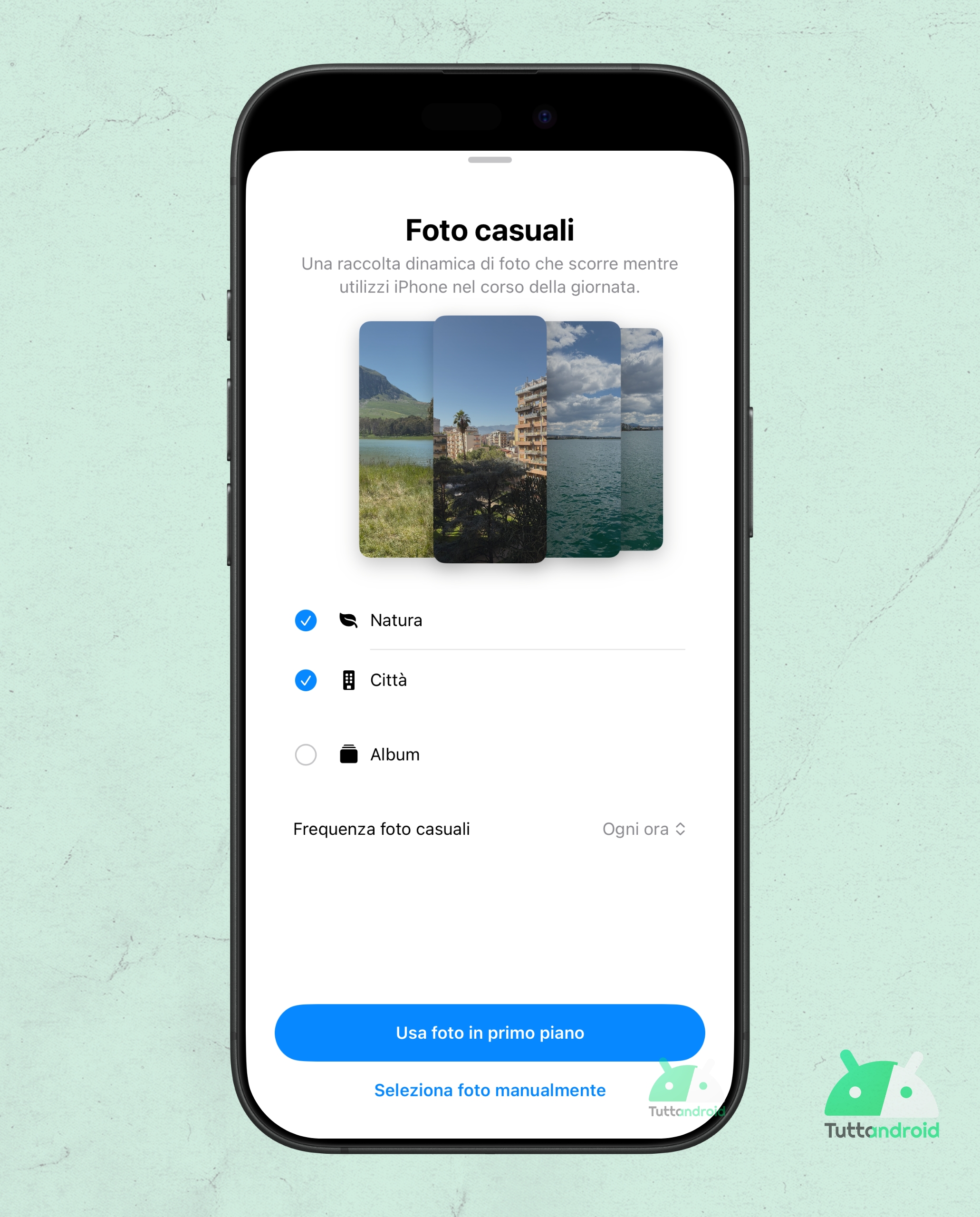 Apple iOS 26 - Sfondi - Foto casuali