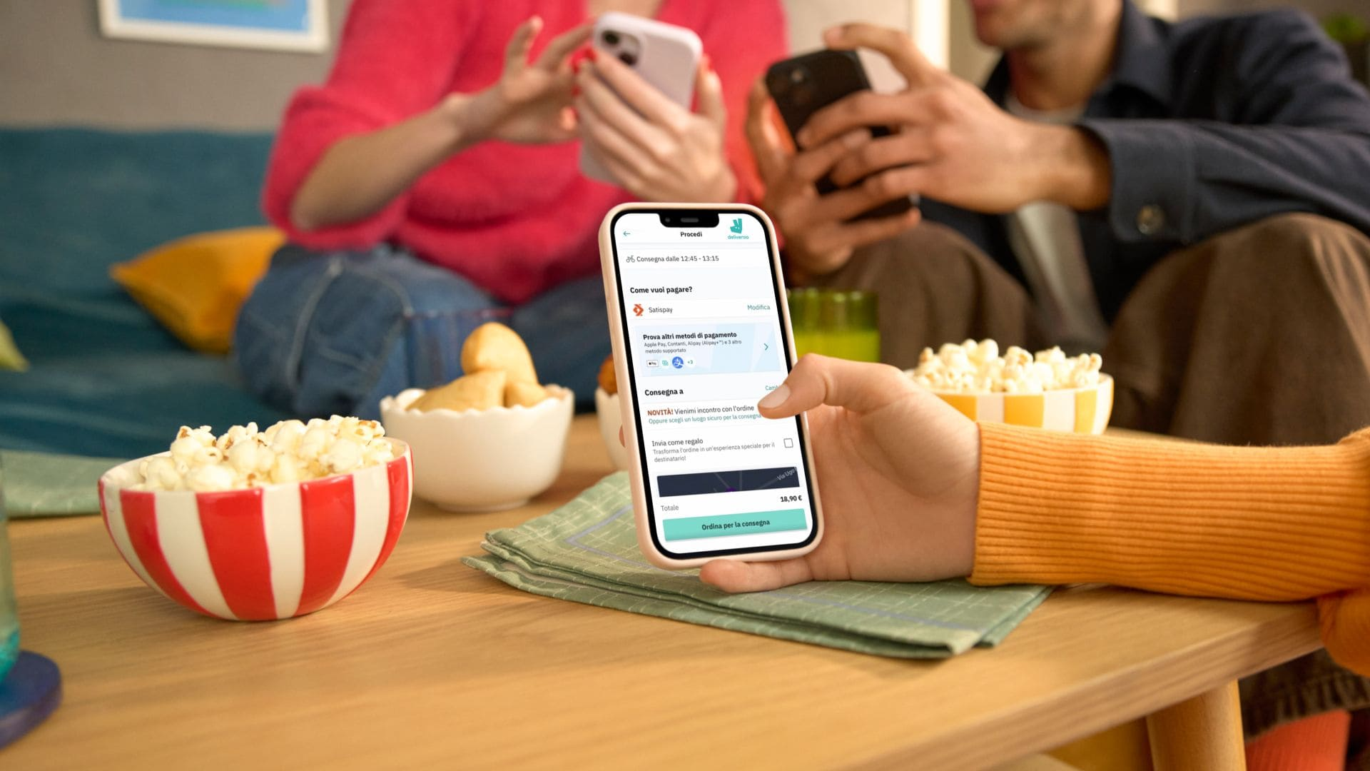 Deliveroo e Satispay
