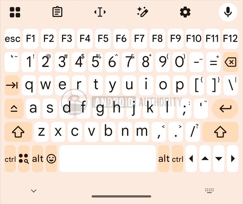Gboard v17.7.4.932364120 beta - Layout accessibilità