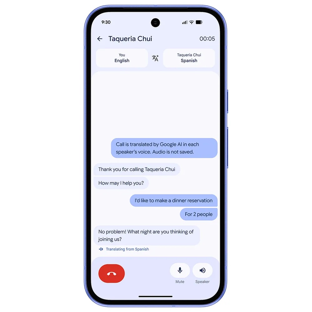 Google Pixel Drop - giugno 2026 - 06 Traduzione vocale