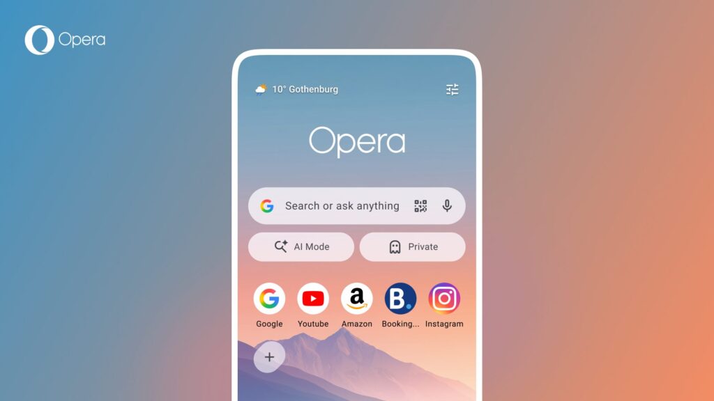 Opera Android aggiornamento