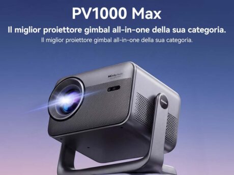 Blackview presenta PV1000 Max, un proiettore AI con rotazione a 360 gradi