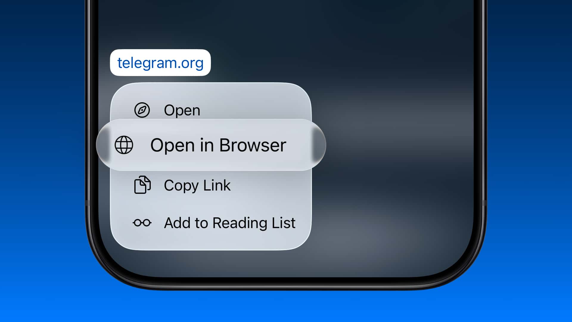 Telegram - Aggiornamento giugno 2026 - Selezione rapida del browser