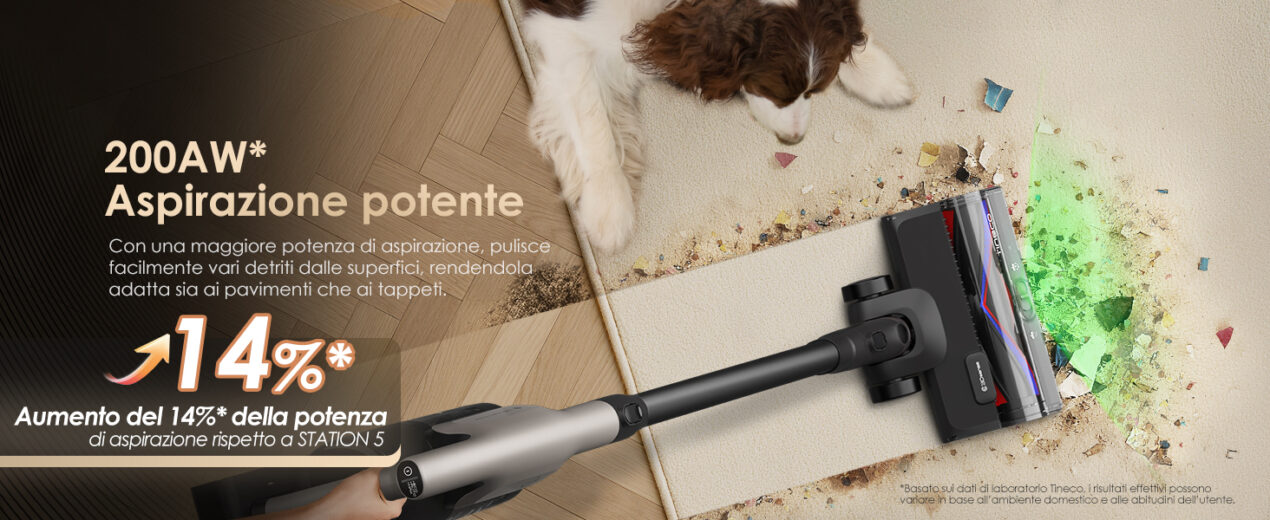 Tineco Pure One Station 5 Pro a 349€: lo sconto del 33% è il vero affare del Prime Day