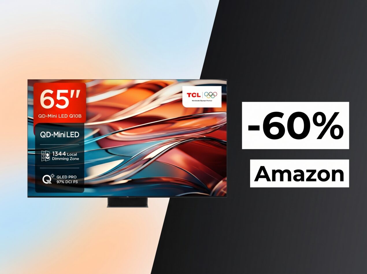 TCL Google TV al minimo storico: il pannello Mini LED 65