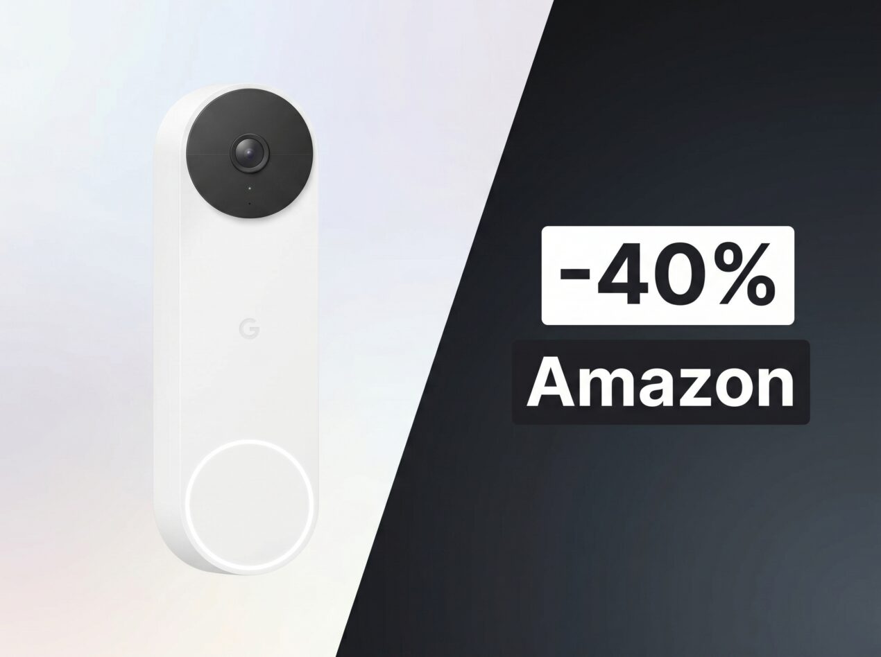 Google Nest Doorbell Battery crolla del 40% su Amazon: solo 119€ per la Pro Edition con garanzia 3 anni