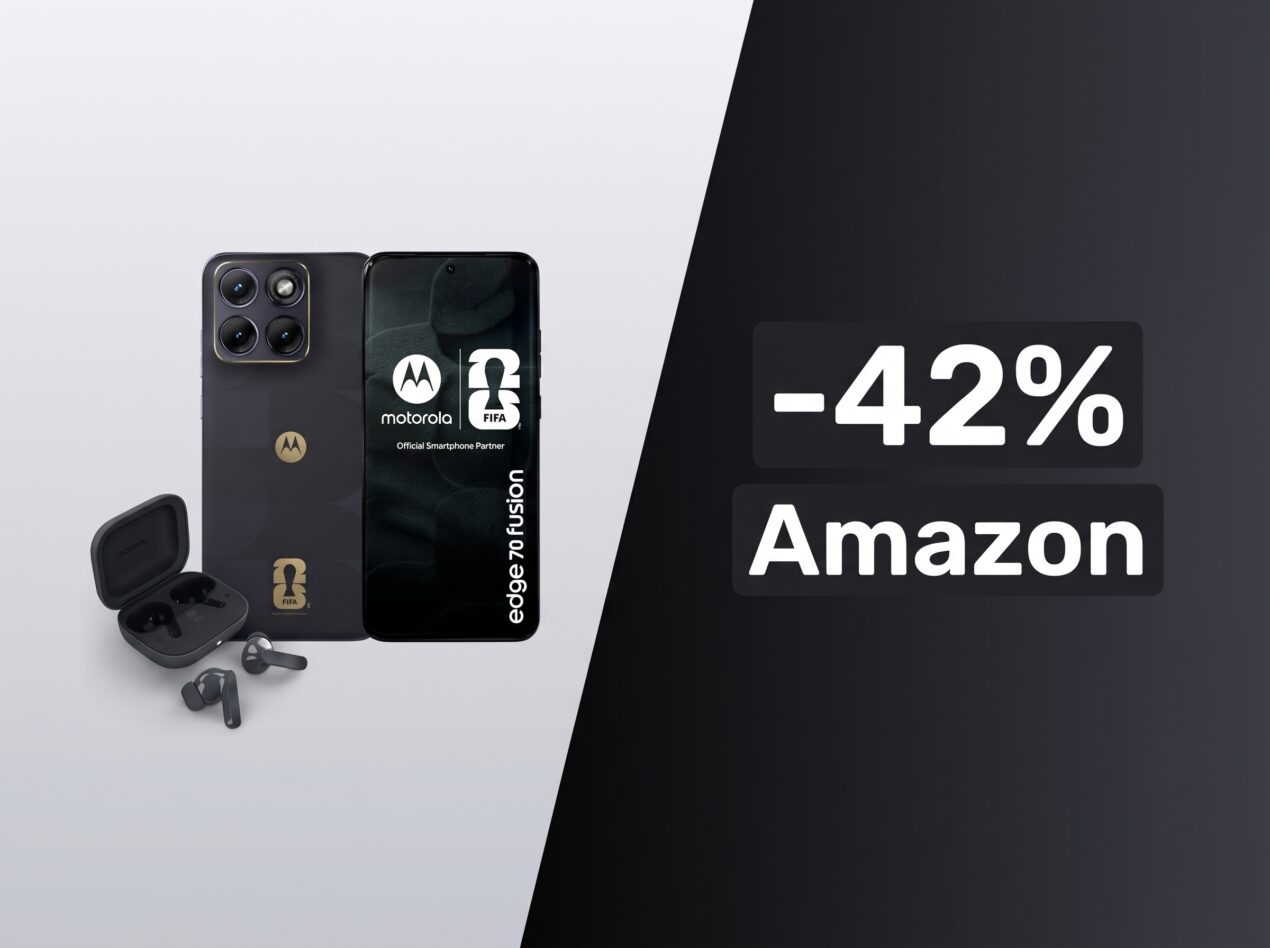 Motorola edge 70 fusion FIFA World Cup Edition al minimo storico assoluto su Amazon: bundle con cuffie a -42%