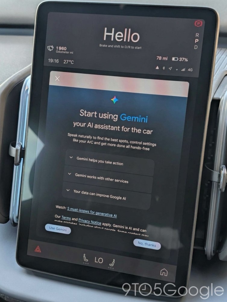 gemini android automotive