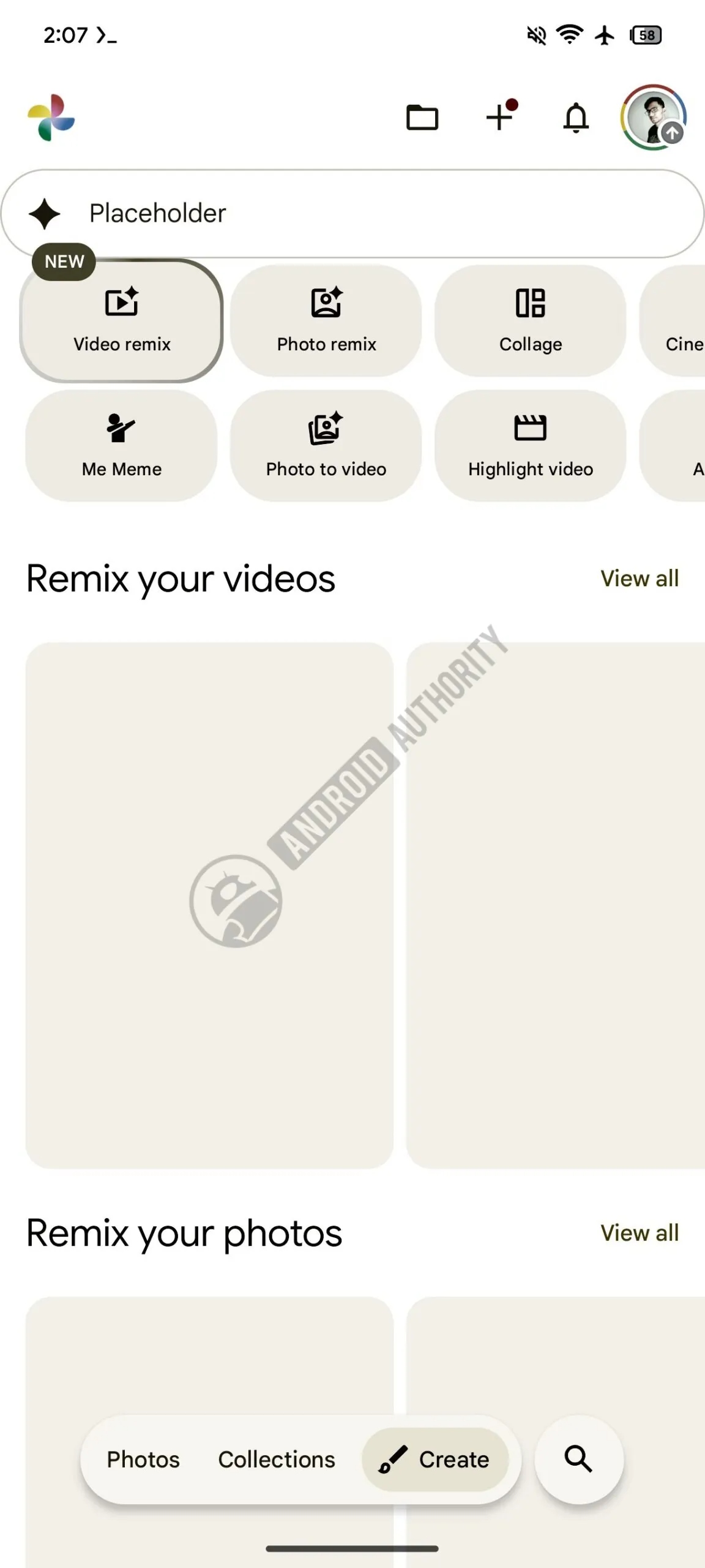 google foto icona video remix