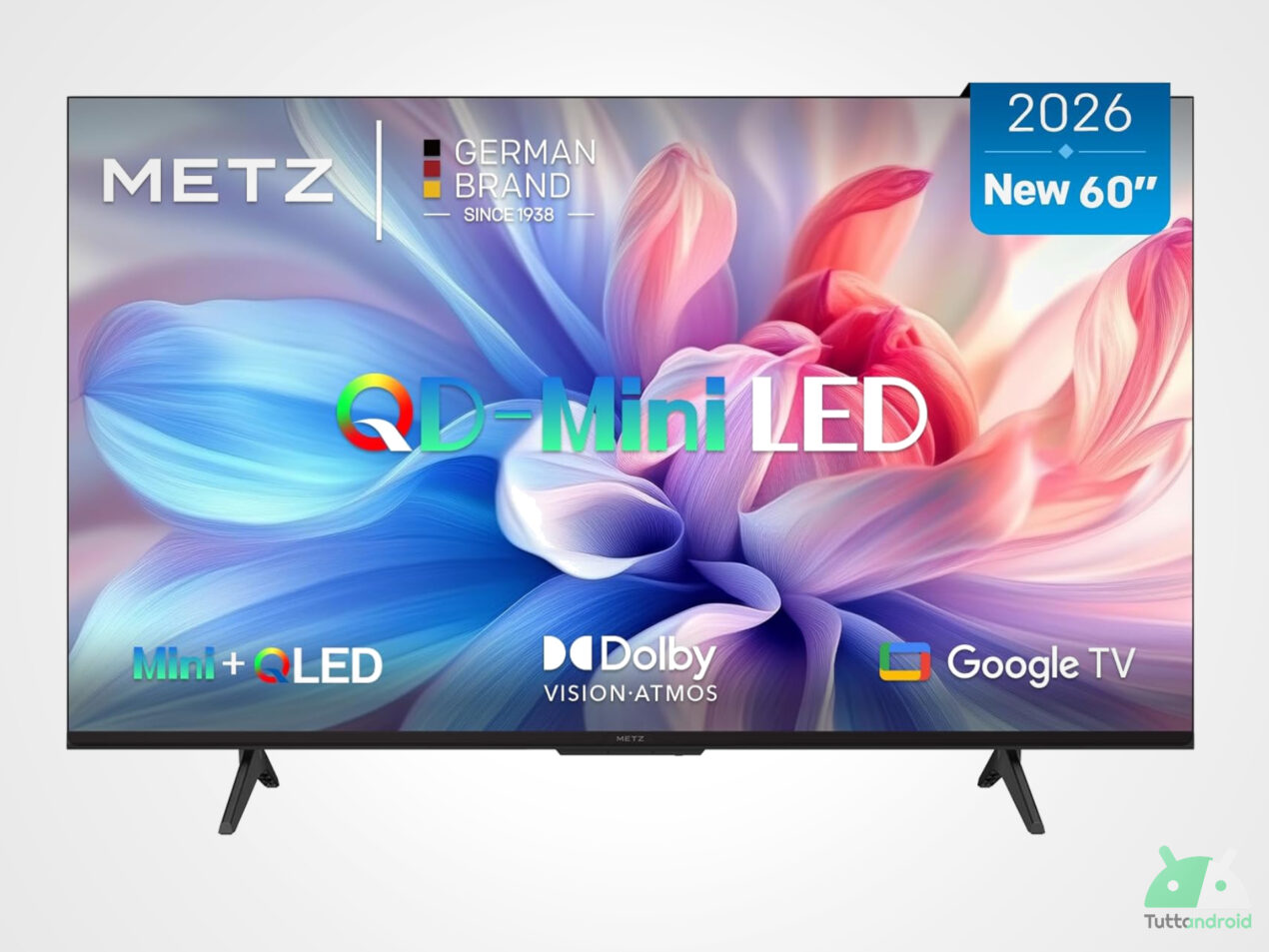 Minimo storico assoluto su Amazon: la Google TV Metz da 60