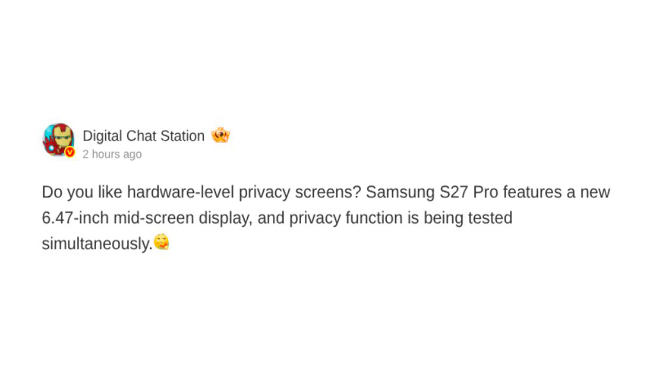 Samsung Galaxy S27 Pro