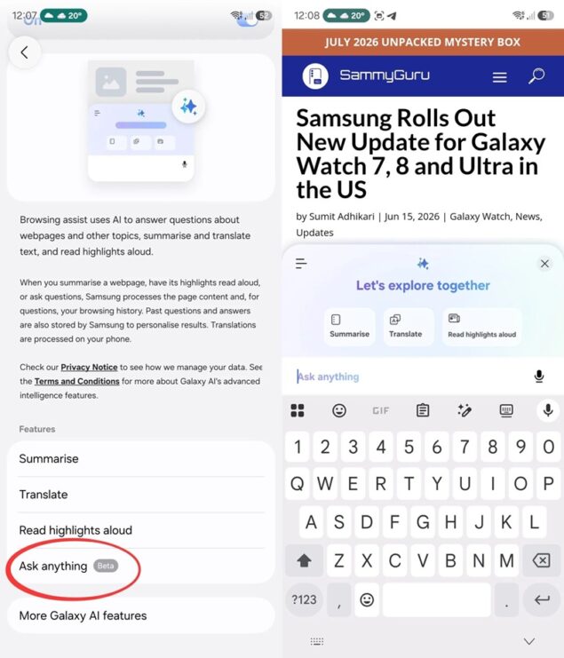 samsung browser