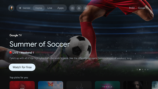 I mondiali di calcio sbarcano anche su Google TV