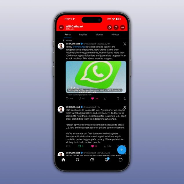 whatsapp will cathcart
