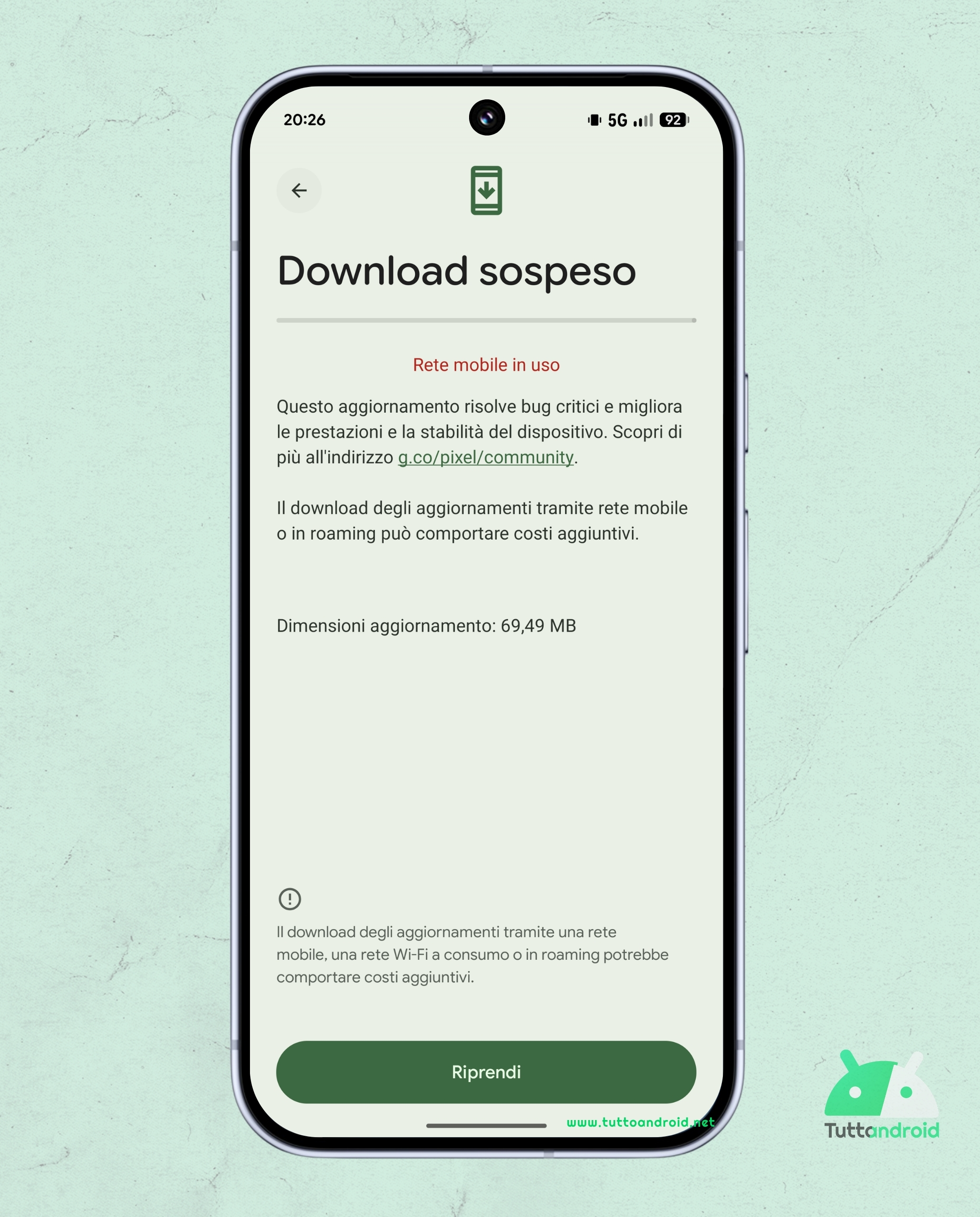 20260707 Android 17 - Patch di luglio 2026 - Google Pixel 10 Pro XL