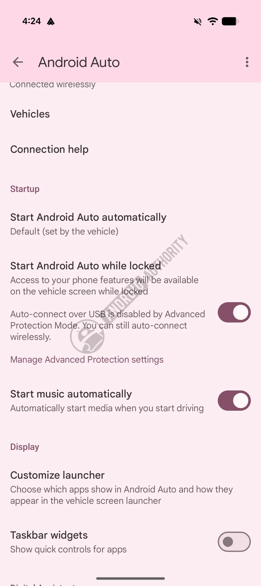 android auto modalità protezione avanzata