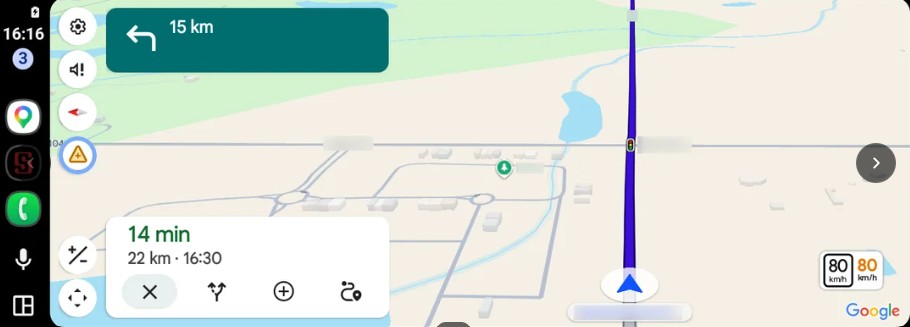 Android Auto Google Maps