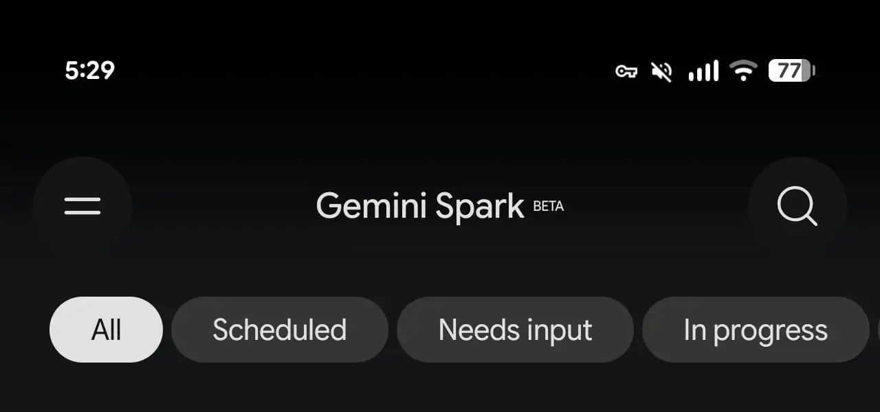 App Google v17.44.12 beta - Gemini - UI di Gemini Spark 9to5Google