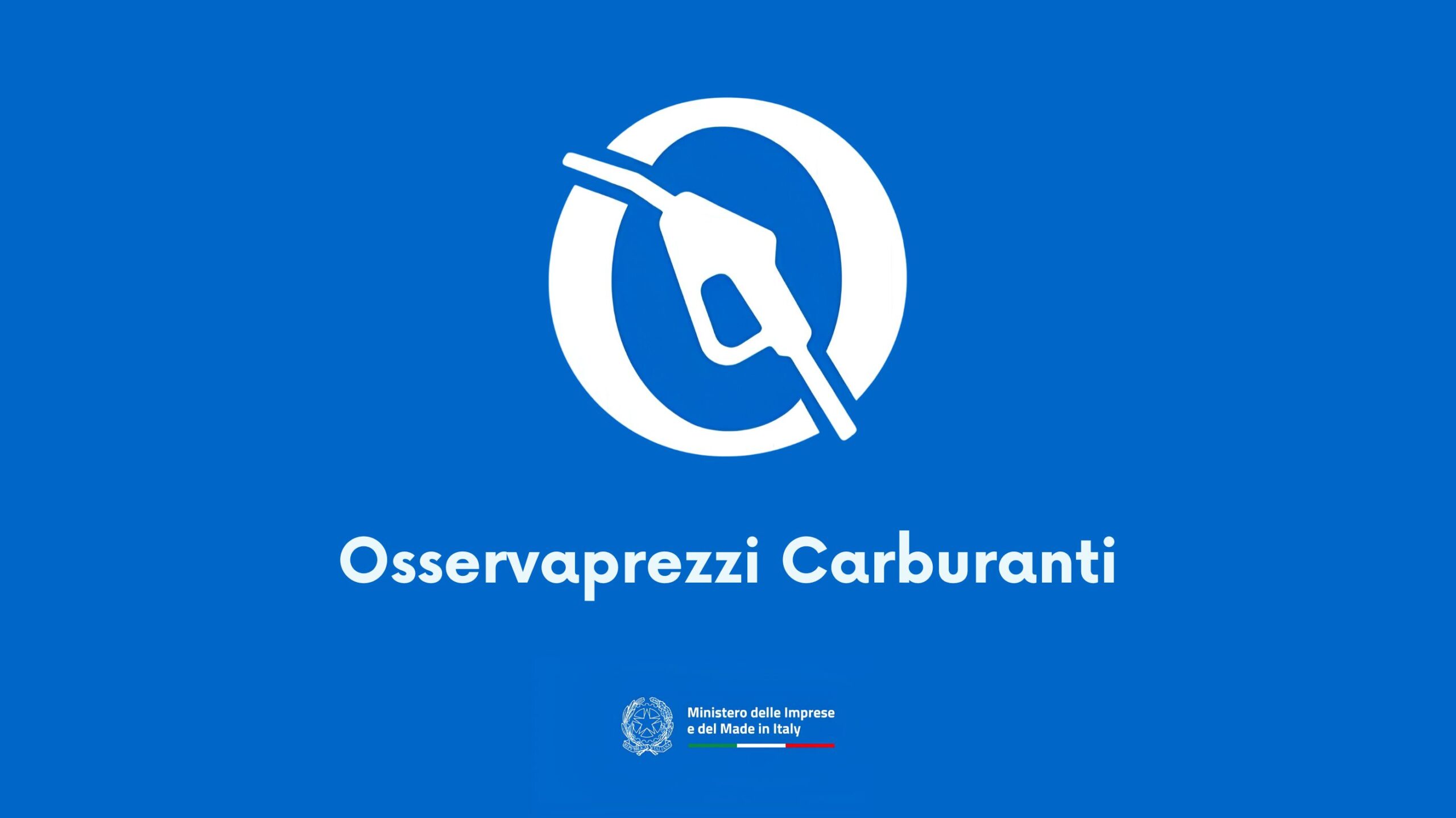 App ufficiale del Ministero: Osservaprezzi Carburanti