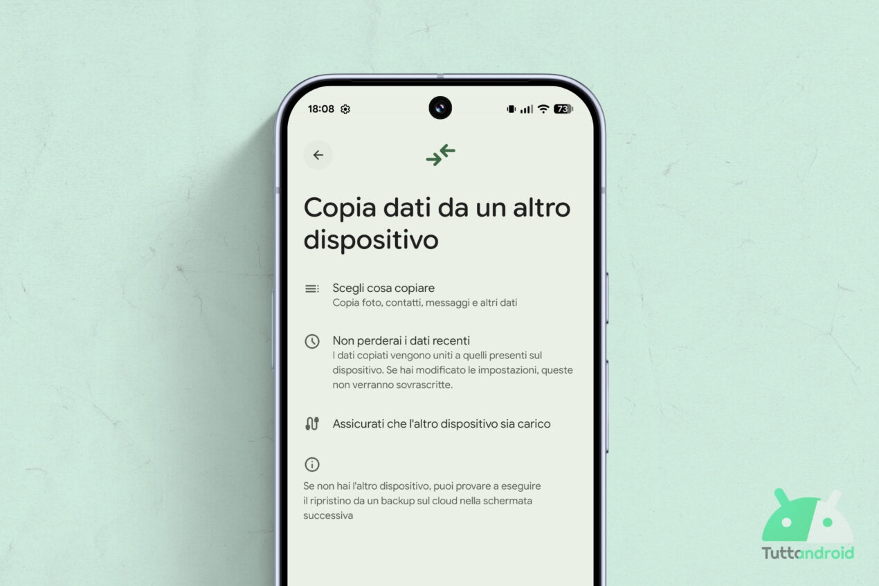 Configurare un dispositivo Android potrebbe diventare un gioco da ragazzi grazie a Gemini