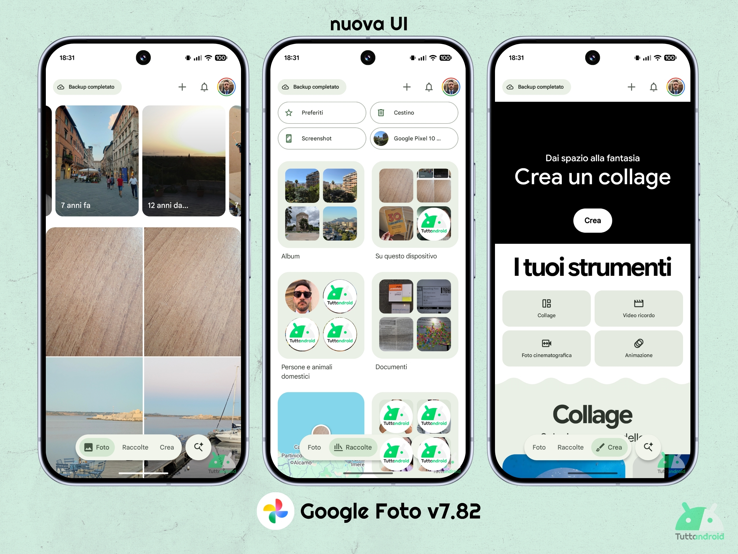 Google Foto v7.82 - nuova UI