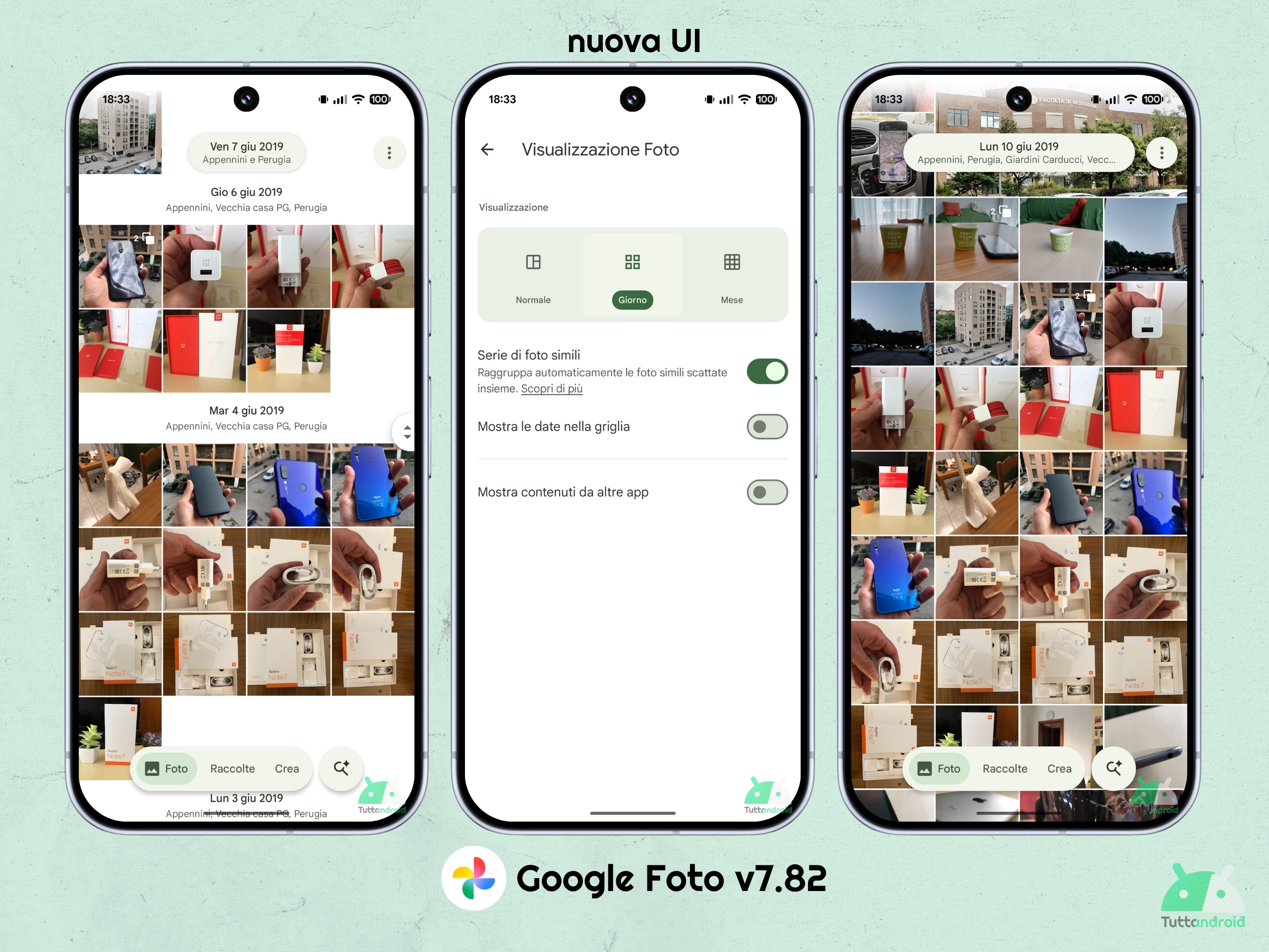 Google Foto v7.82 - nuova UI