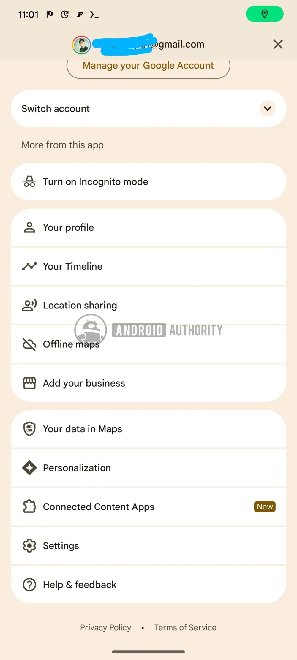 Google Maps Personal Intelligence