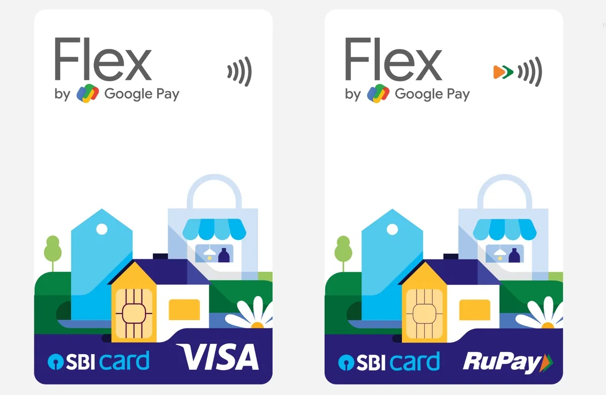 google pay flex sbi card
