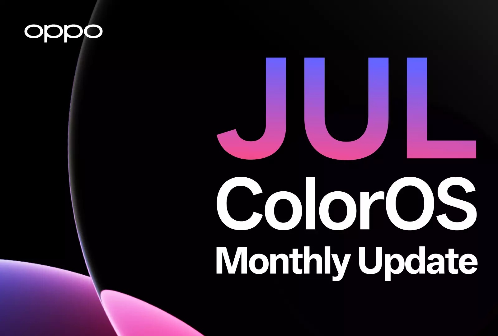 OPPO - ColorOS 16 - aggiornamento luglio 2026 - hero