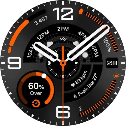 Samsung Galaxy Watch Ultra 2 - watch face One UI 9 Watch - 05 Ultra Performance